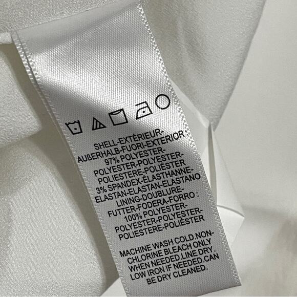 Dress The Population Off White Bailey Off the Shoulder Body-Con Dress Size M - Picture 10 of 10